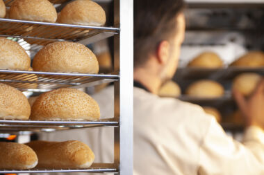 Tiger-assortiment-on-bake-tray-with-baker