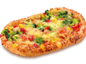 Vegetarische pizza met groenten