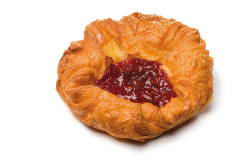 Danish Pastry Met Framboos