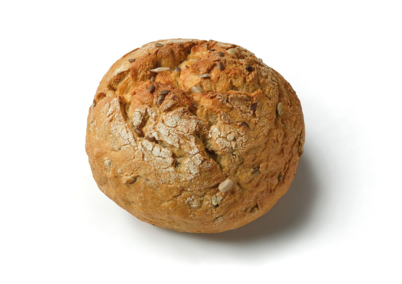 Rustica bol Bruin met Zaden