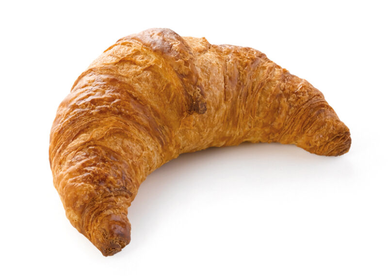 Croissant Gebogen Met Boter