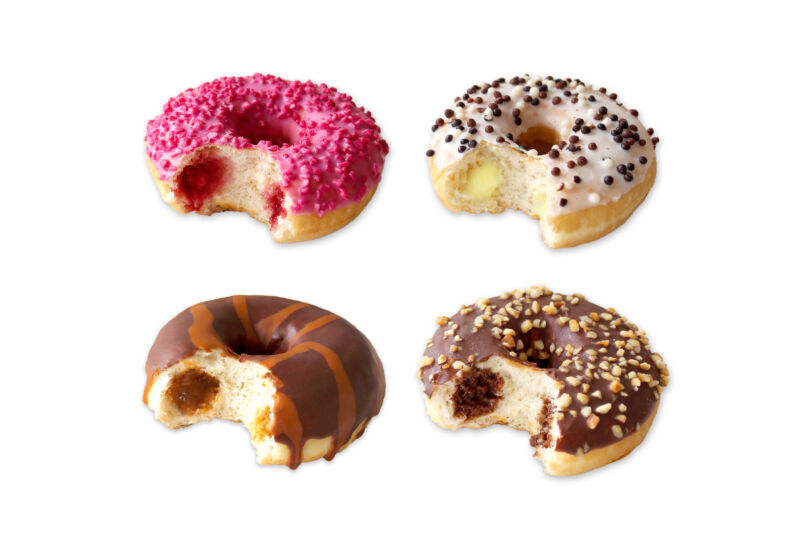 Assortiment donuts fourrés (4 Srt)
