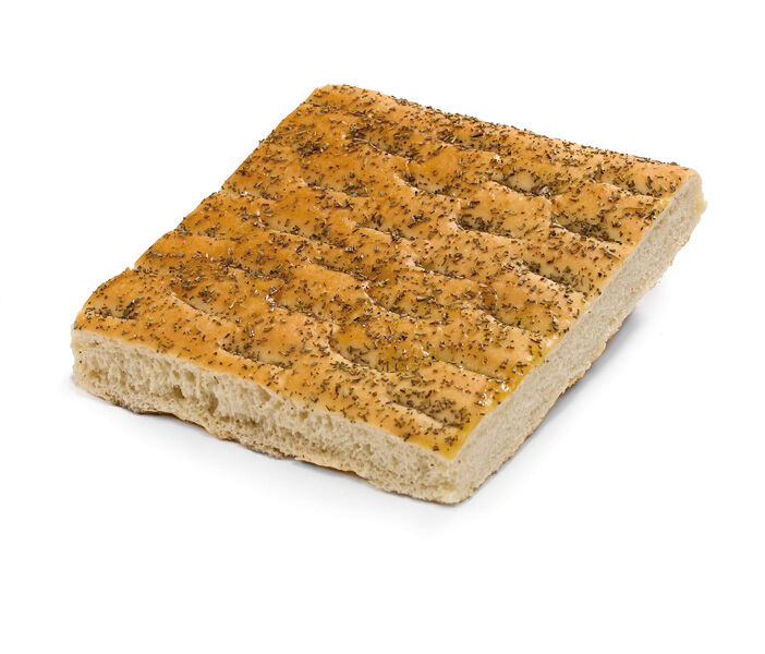Quadrato Focaccia Rosmarino (18X15X3 Cm)